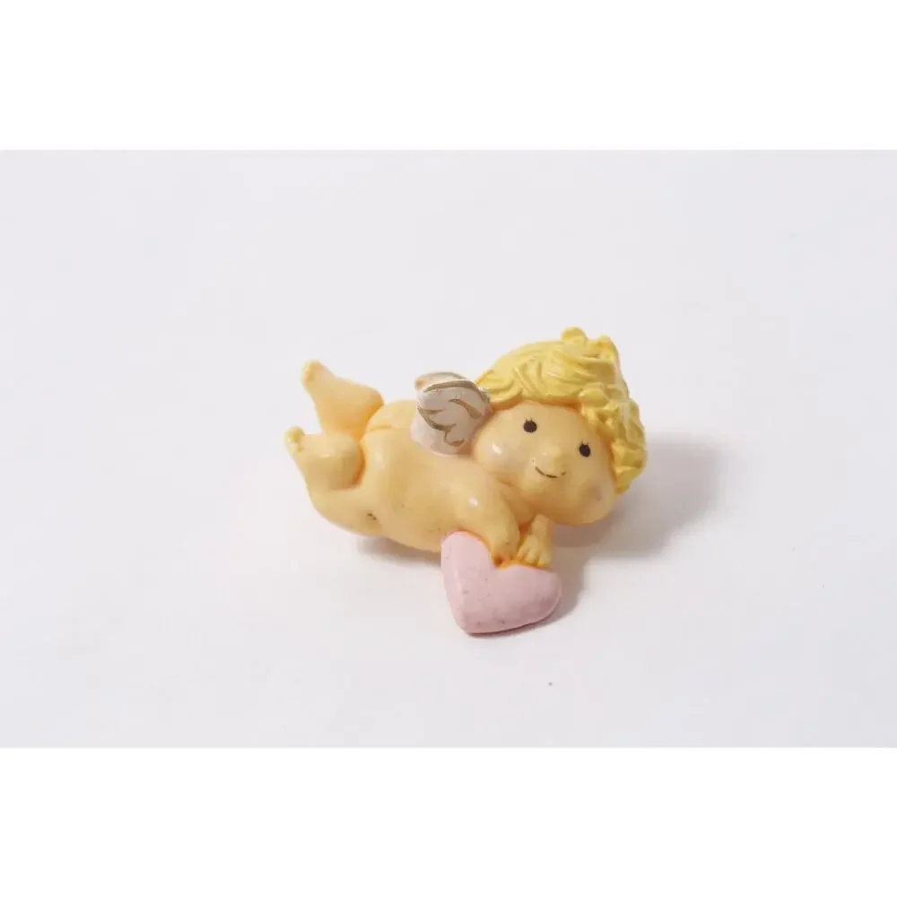 1980s Hallmark Love Cherub Brooch Valentine's Day Gift Pin ~ 260622-WH 1281
